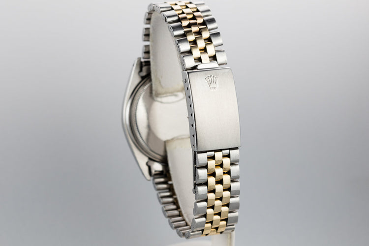 1972 Rolex Two-Tone DateJust 1601 with Silver Sigma "Wide Boy" Dial