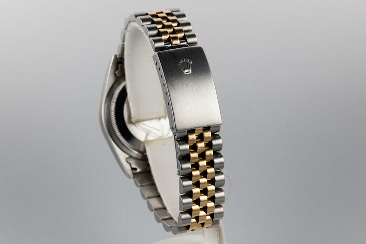 2000 Rolex Two-Tone DateJust 16233 Silver Dial