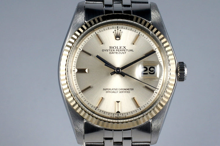 1972 Rolex Datejust 1601 Silver Sigma Dial