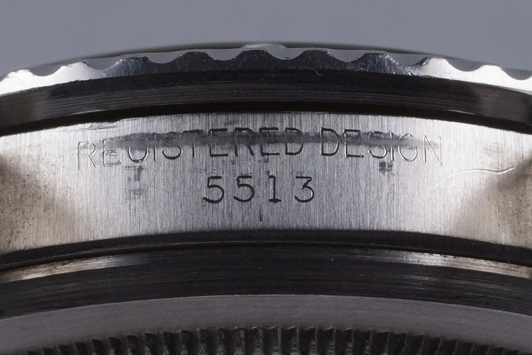 1970 Rolex Submariner 5513 Serif Dial