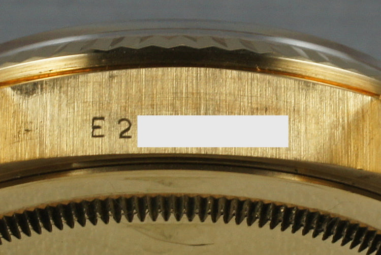 1990 Rolex Yellow Gold Day-Date Ref: 18238 with Cream Pyramid Dial