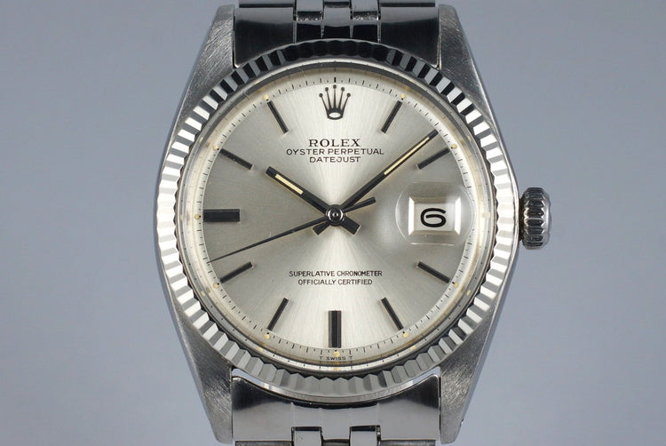1971 Rolex Datejust 1601 Silver Dial