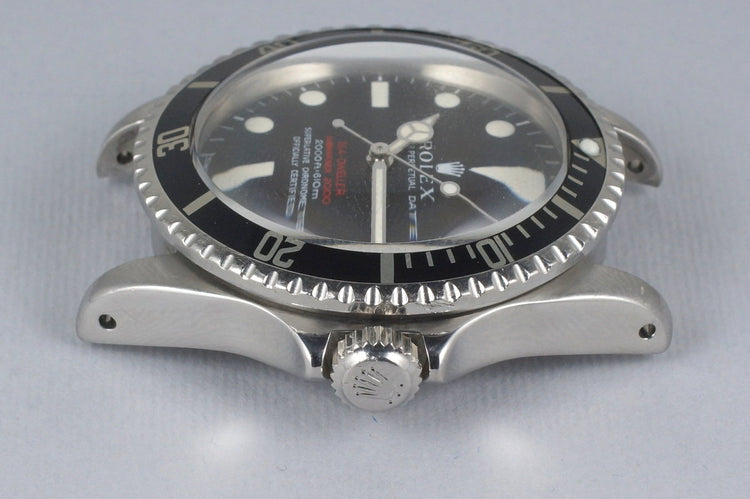 1967 Rolex Double Red Sea Dweller 1665 with Thin Case Mark II Brown Dial