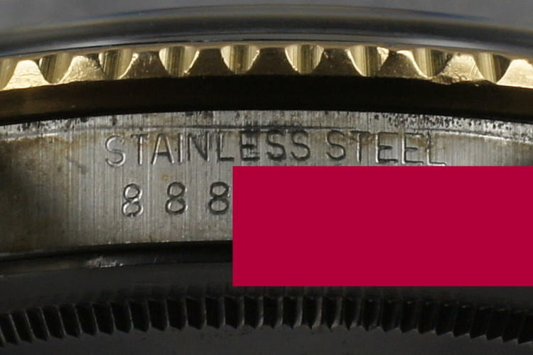 Rolex GMT Two Tone 16753 with Black Dial