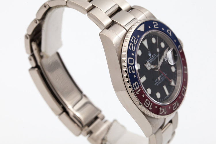 2015 Rolex WG GMT-Master II 116719 with Box and Papers