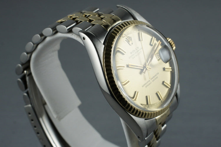1969 Rolex Two Tone DateJust 1601 with Box and Papers
