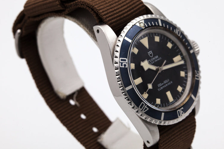 1981 Tudor Submariner 94010 Black Snowflake Dial
