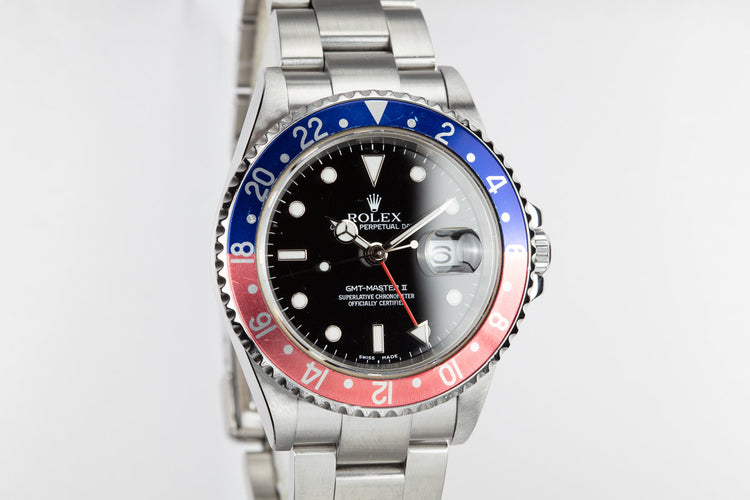 2004 Rolex GMT-Master II 16710 "Pepsi" with Box and Papers