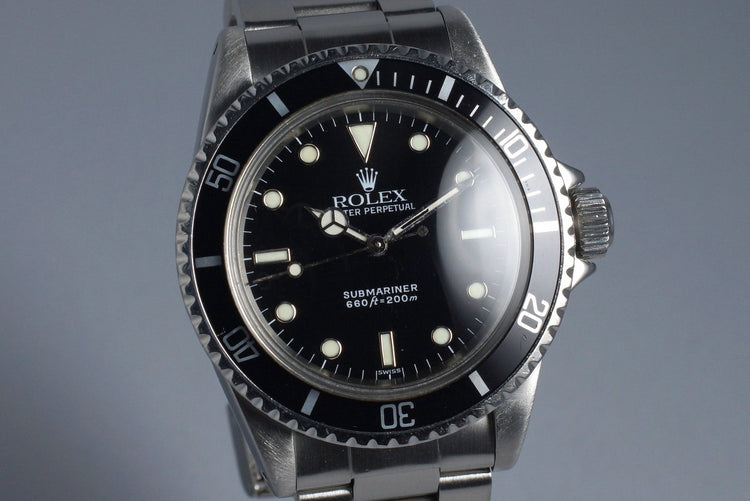 1966 Rolex Submariner 5513 Service Dial