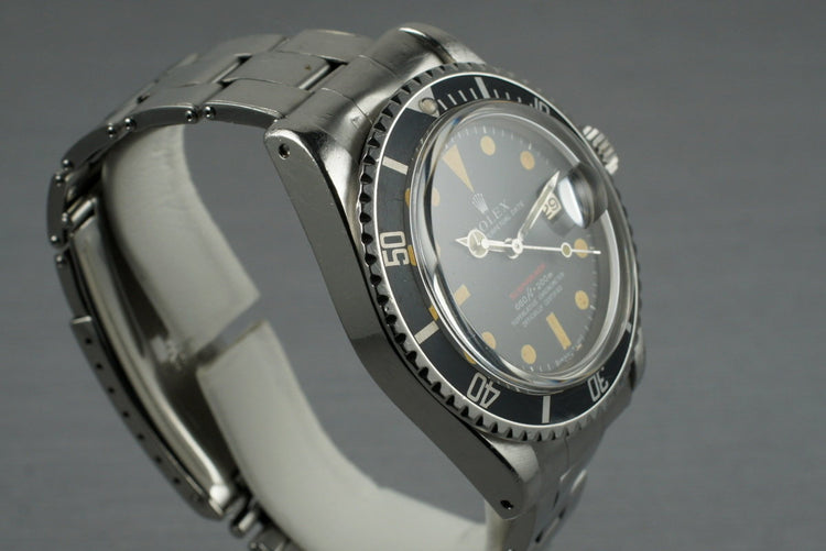 1970 Rolex Red Submariner 1680 Mark IV Dial