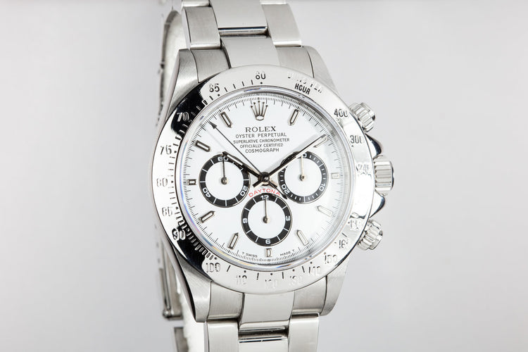 1991 Rolex Zenith Daytona 16520 with Rolex Service Papers