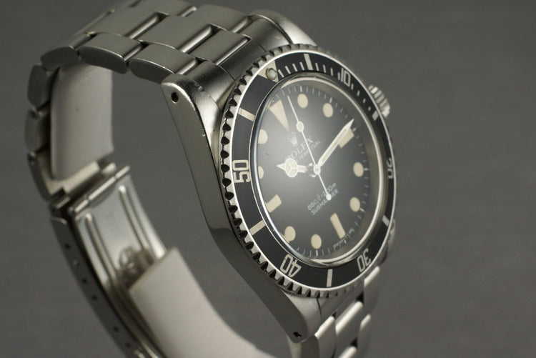 1978 Rolex Submariner 5513 Mark 1 Maxi Dial