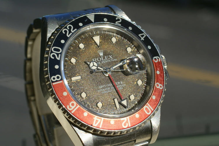 Rolex GMT 16760 with a tropical non date dial