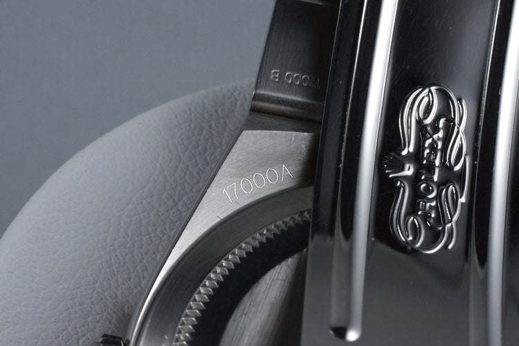 2001 Rolex OysterQuartz DateJust 17000 with Box and Papers FULL SET