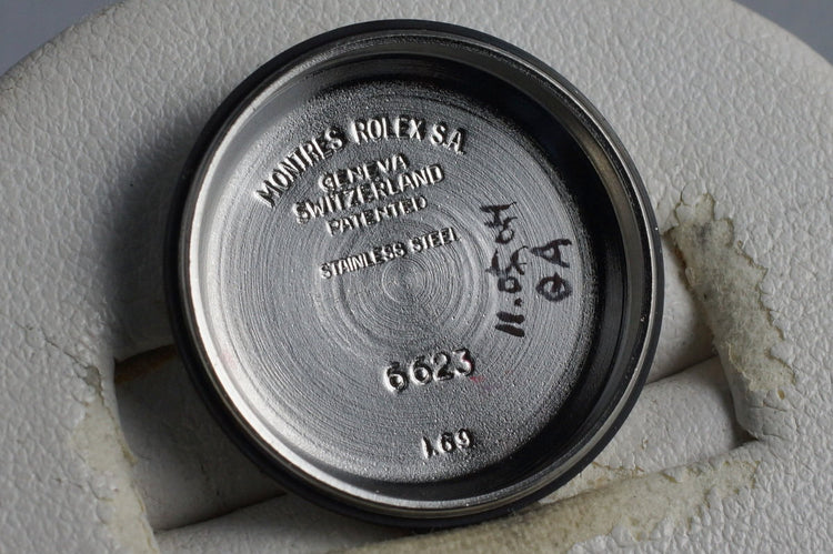 1969 Rolex Ladies Oyster Perpetual 6623 Silver Dial