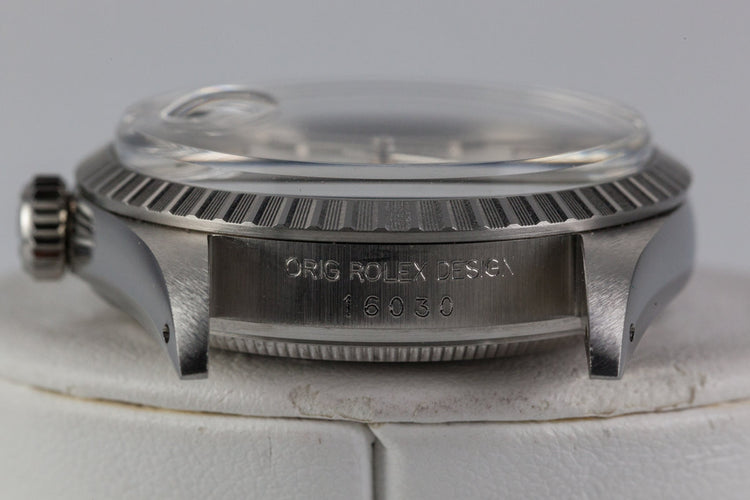 1986 Rolex Datejust 16030 IBM Quarter Century Club with Box and Papers