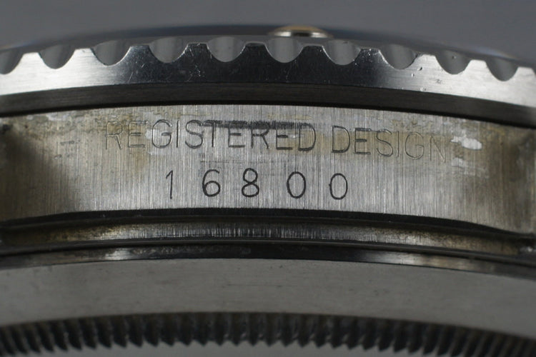 1980 Rolex Submariner 16800 with Box and Papers