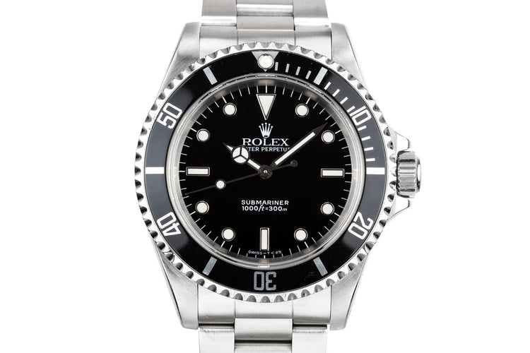 1990 Rolex Submariner 14060 with Box and Papers