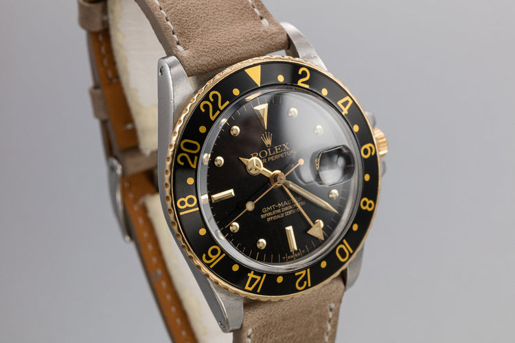 1980 Rolex GMT-Master 16753 Black Nipple Dial