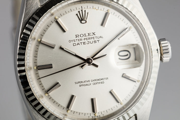 1968 Rolex DateJust 1601 Silver Dial