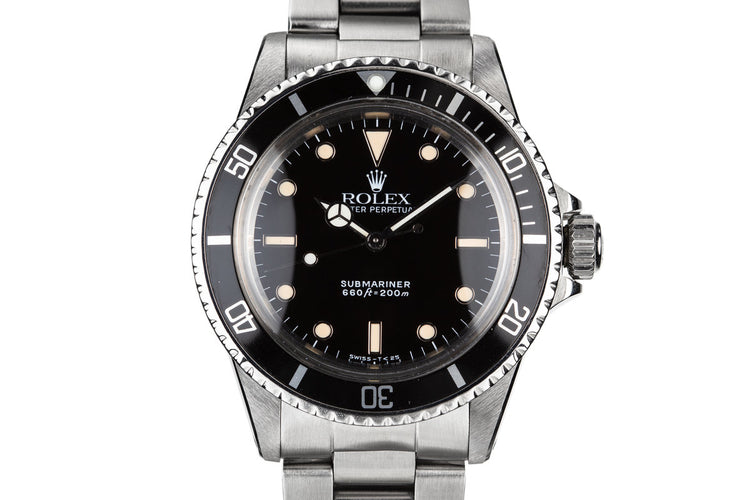 1979 Rolex Submariner 5513 with Service Dial and Hands