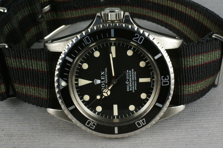Rolex Submariner 5512 with Box, Papers, tags, etc.