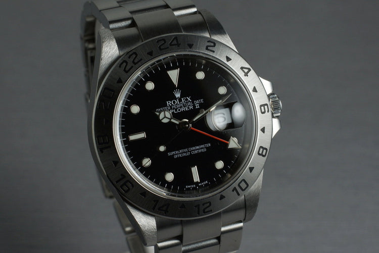 2003 Rolex Explorer II 16570 with Box and Papers