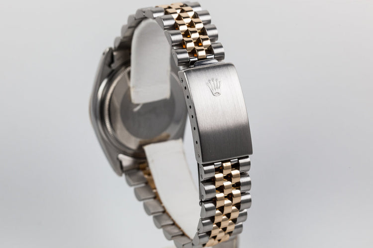 1983 Rolex Two Tone Datejust 16013 with White Painted Roman Numerals