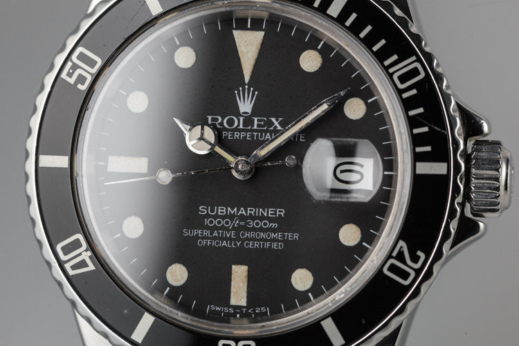 1981 Rolex Submariner 16800 Matte Dial