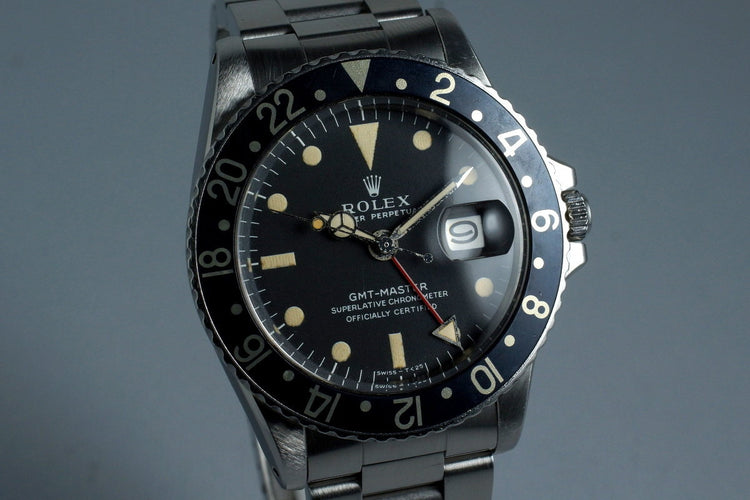 1970 Rolex GMT 1675 with Mark I Dial