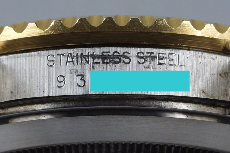 1987 Rolex Two Tone Submariner 16803 with Tropical Dial