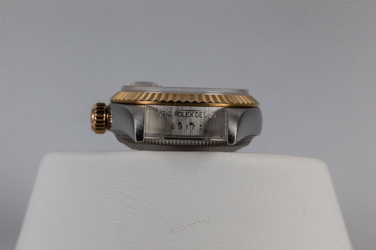 1997 Rolex Ladies Two Tone Datejust 69173 with Box and Papers