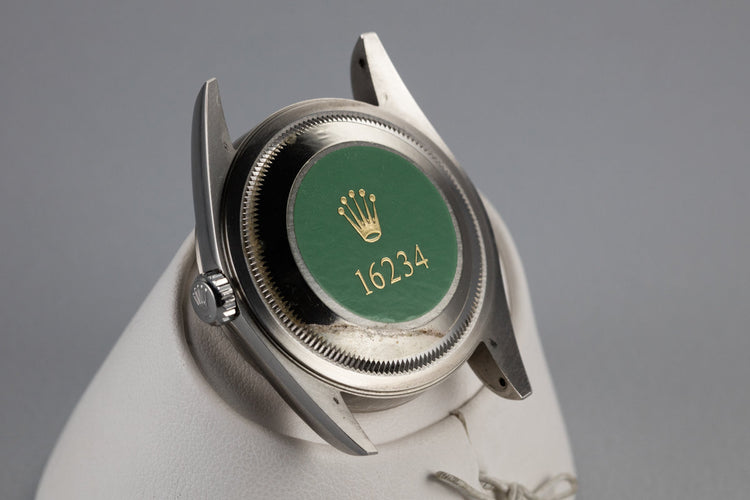 2000 Rolex DateJust 16234 Tapestry Dial with Box and Papers