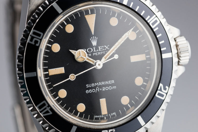 1977 Rolex Submariner 5513 Mark 2 Maxi Dial