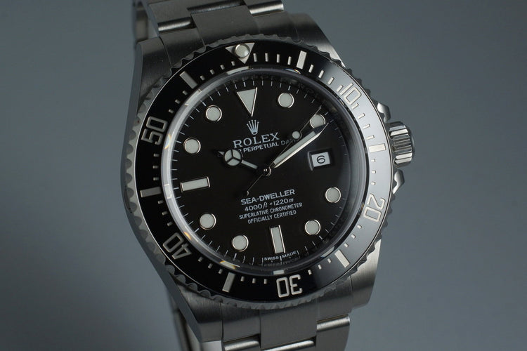 2014 Rolex Sea Dweller 116600 with Box and Papers