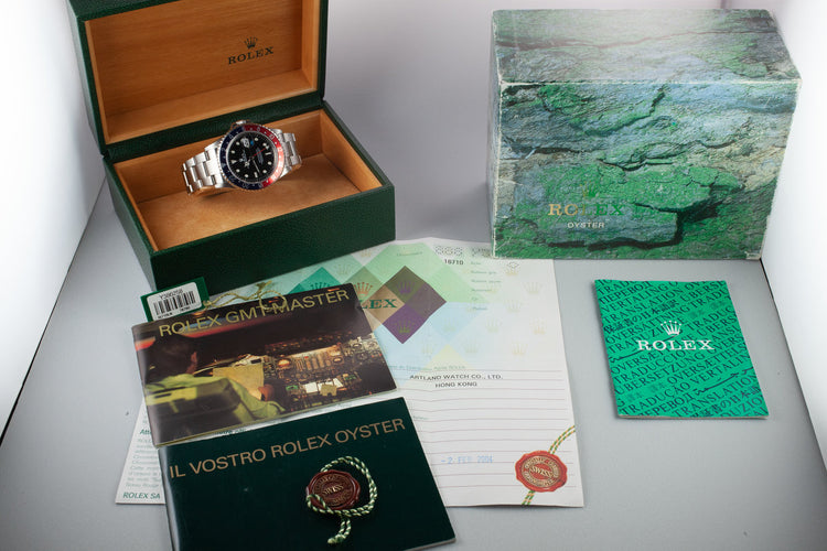 2002 Rolex GMT-Master II 16710 "Pepsi" with Box and Papers