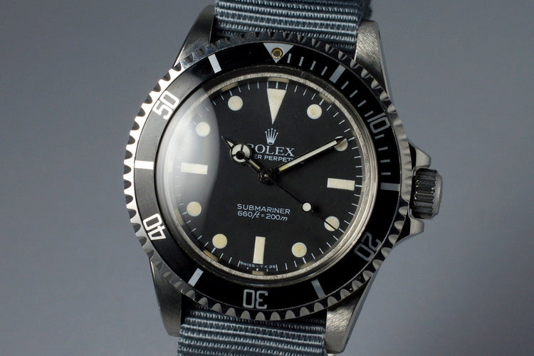 1983 Rolex Submariner 5513 Mark V Maxi Dial