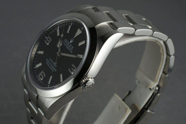 2010 Rolex Explorer 214270 with Box and Papers