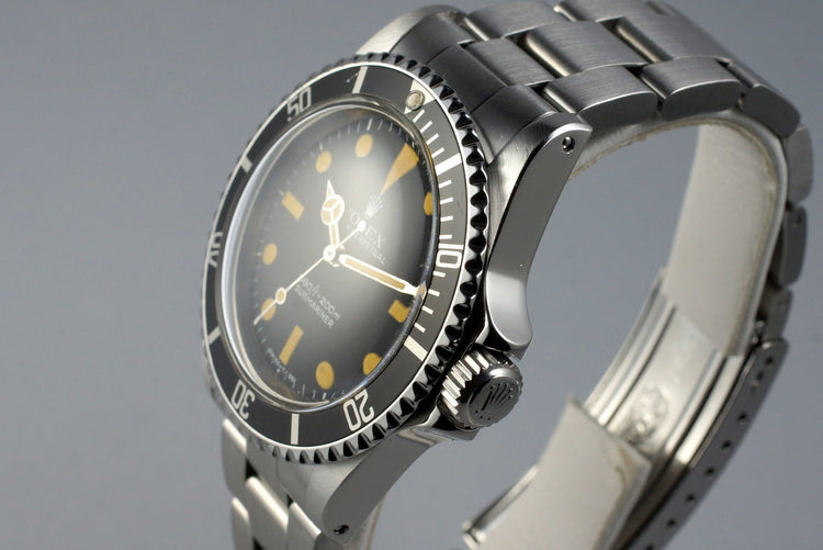 1979 Rolex Submariner 5513 Mark I Maxi Dial
