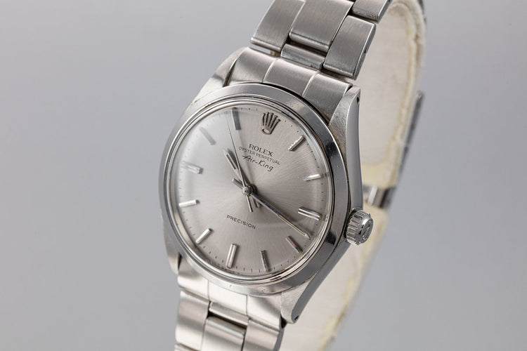 1970 Rolex Air-King 5500 with Grey "Ghost Dial"