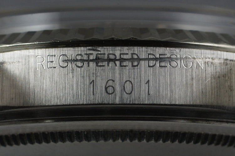 1973 Rolex DateJust 1601 Silver Sigma Dial