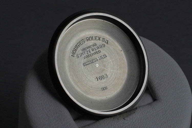 1971 Rolex DateJust 1603 with Box and Papers