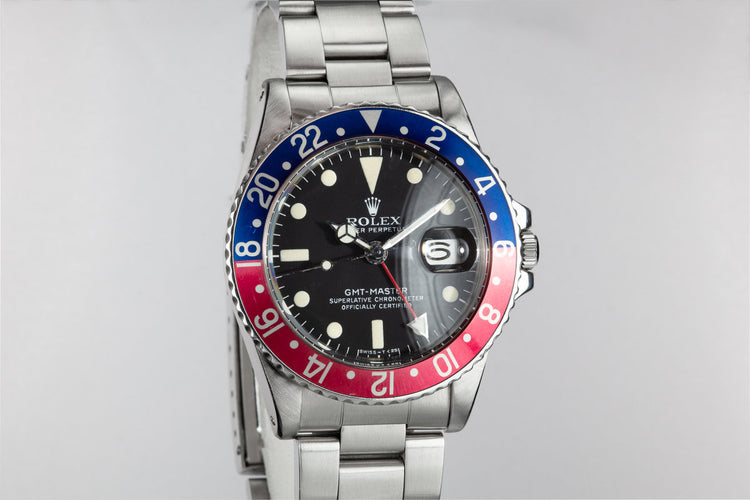 1978 Rolex GMT-Master 1675 "Pepsi" with Box and Papers