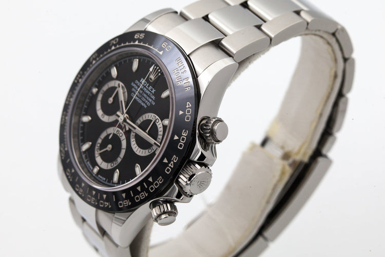 2016 Rolex Ceramic Daytona 116500LN Black Dial with Box and Papers