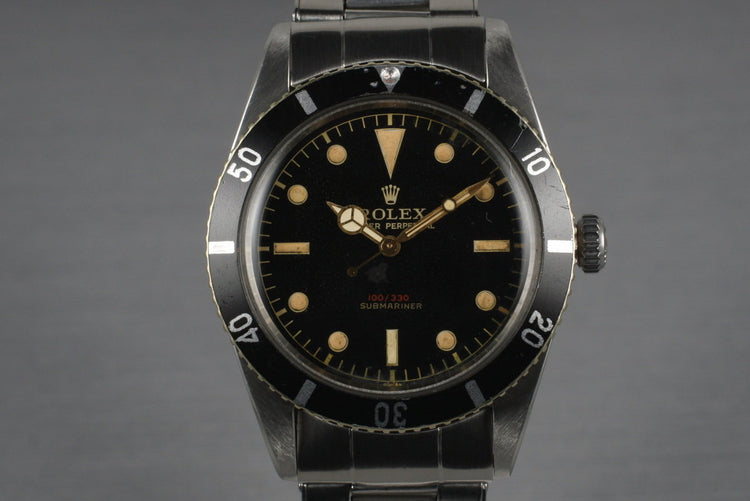 1955 Rolex Submariner 6536-1 with Red Depth Rating