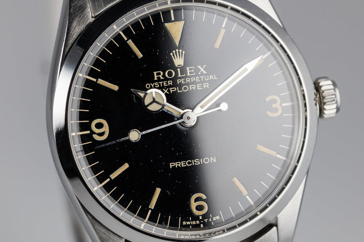 1967 Rolex Mid Size Oyster Explorer 5500 with Gilt 3, 6, 9 Dial