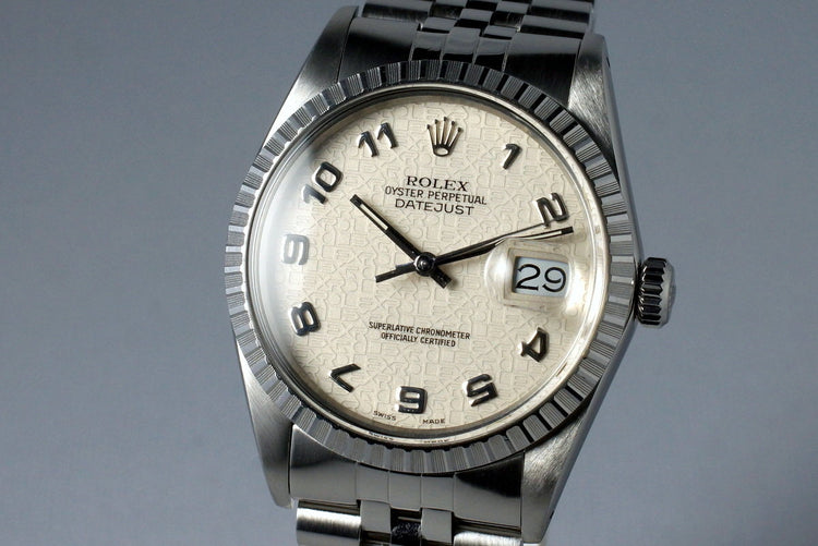 1986 Rolex DateJust 16030 with Cream Computer Dial