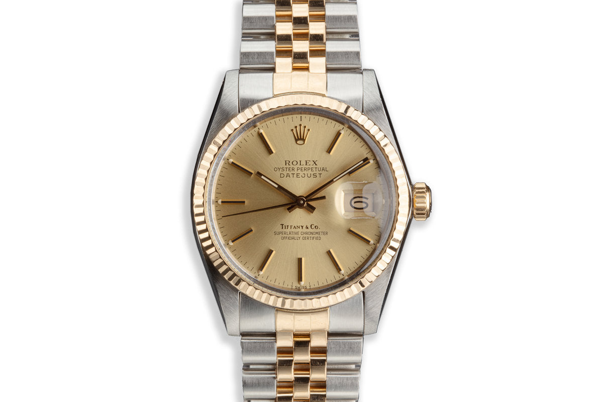 90s Rolex datejust Gold/Silver - The LowEnd Bass Shop