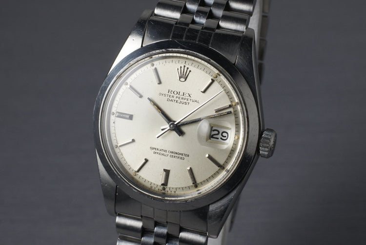 1979 Rolex DateJust 1600 Silver Sigma Dial
