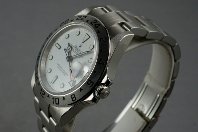 2012 Rolex Explorer II 16570 with Box and Papers New with 3186 Movement